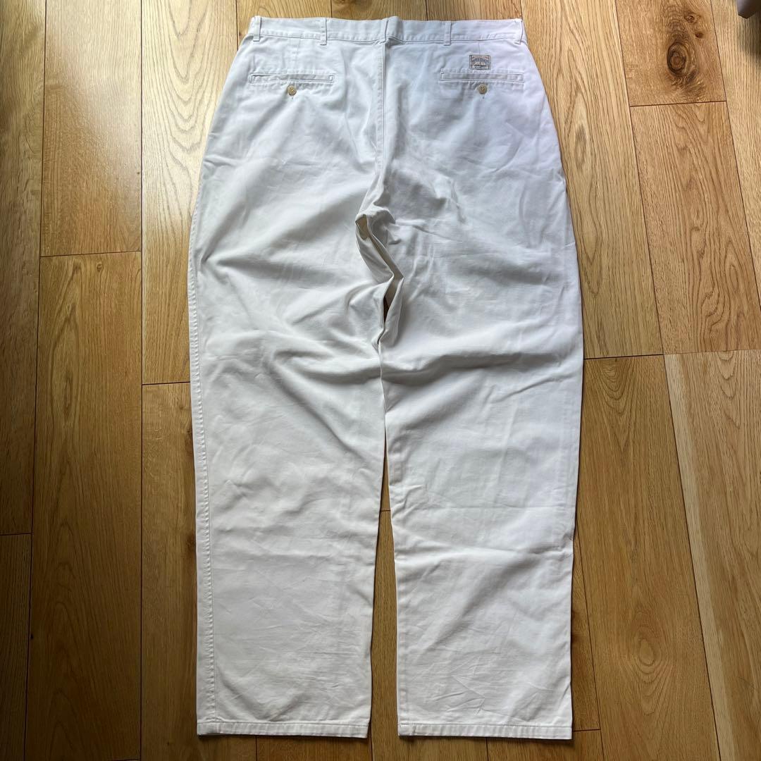 Polo By Ralph Lauren - 90s Polo Ralph Lauren ポロチノ すべり出し下げ札 白いこと 広広とした ファッション-パンツ-メンズ
