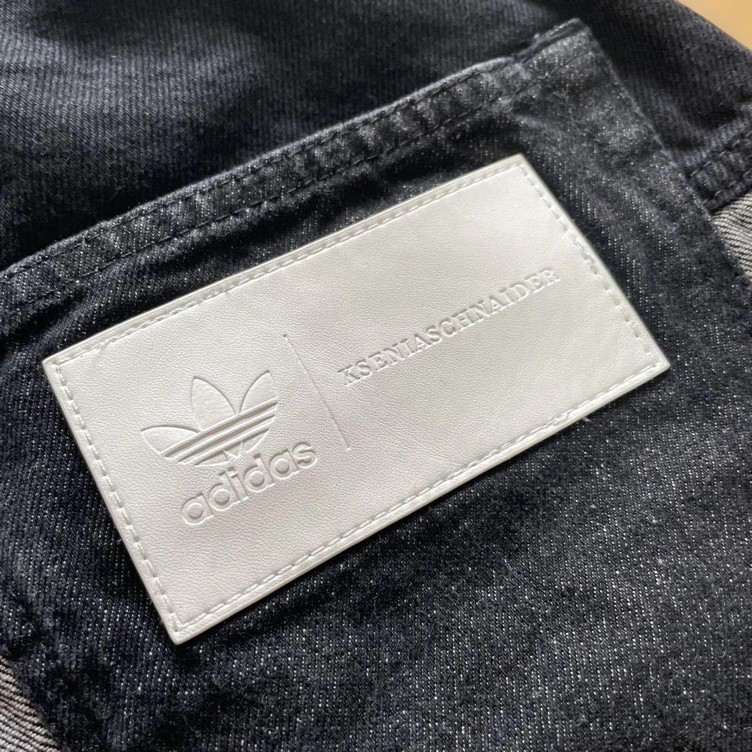 【新品タグ付き】adidas アディダス パッチワークデニムパンツ 2XL