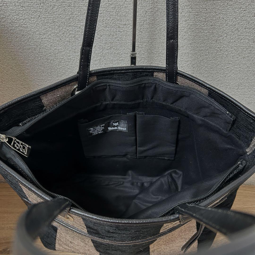 美品】シンクビー! トートバッグ 肩かけ ショルダー 2way A4収納