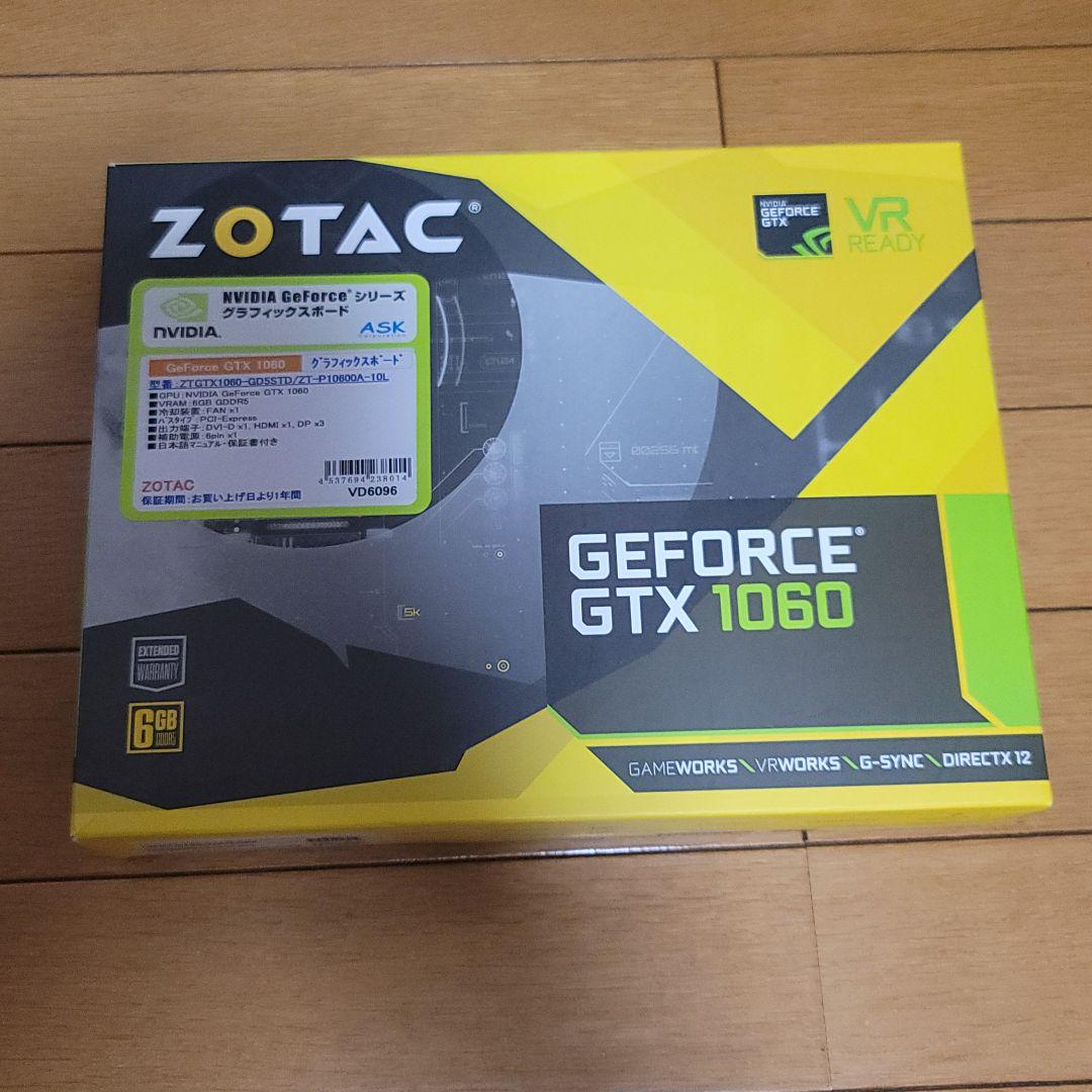 2022新発 NVIDIA GeForce ZOTAC 6GB GTX1060 PCパーツ 2022新発 NVIDIA GeForce ZOTAC 6GB GTX1060 PCパーツ