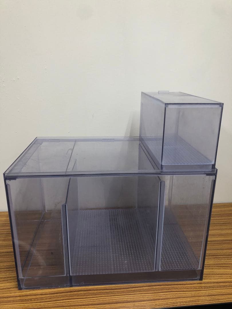 塩ビ濾過槽+ウールBOX　450ｘ300ｘ300三層式