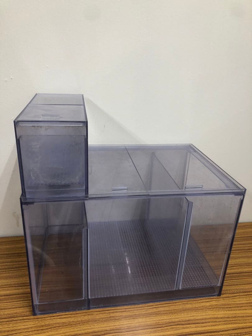 塩ビ濾過槽+ウールBOX　450ｘ300ｘ300三層式