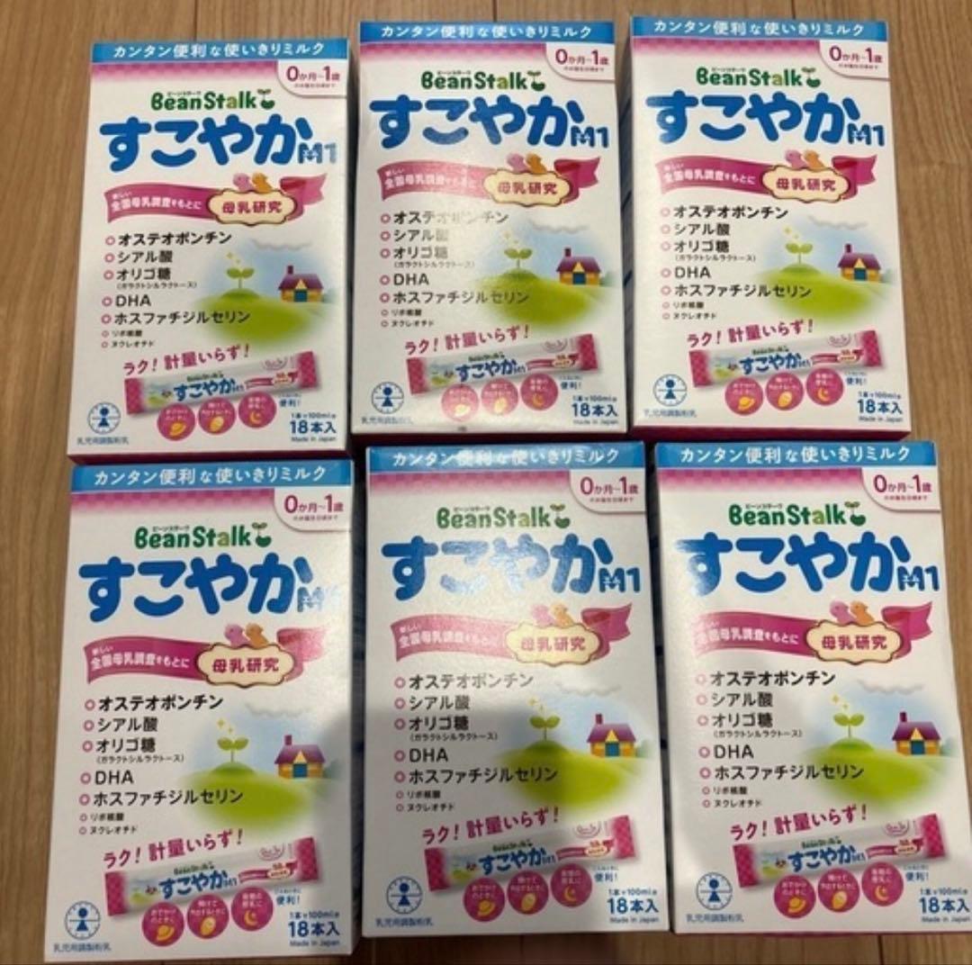 BeanStalk すこやかM1 18本入り×6箱