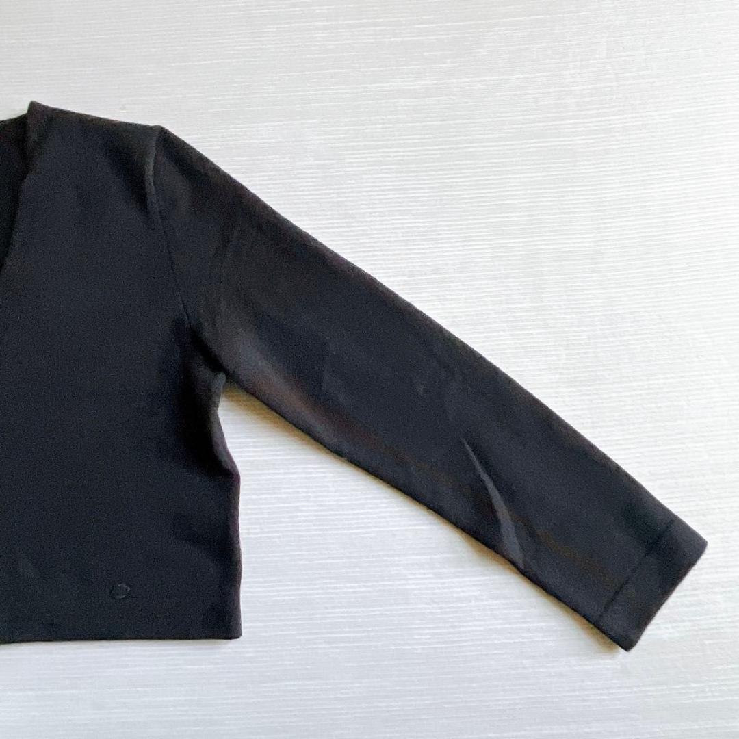 美品【マッキントッシュ】ウールカシミヤショートカーディガン ブラック 38