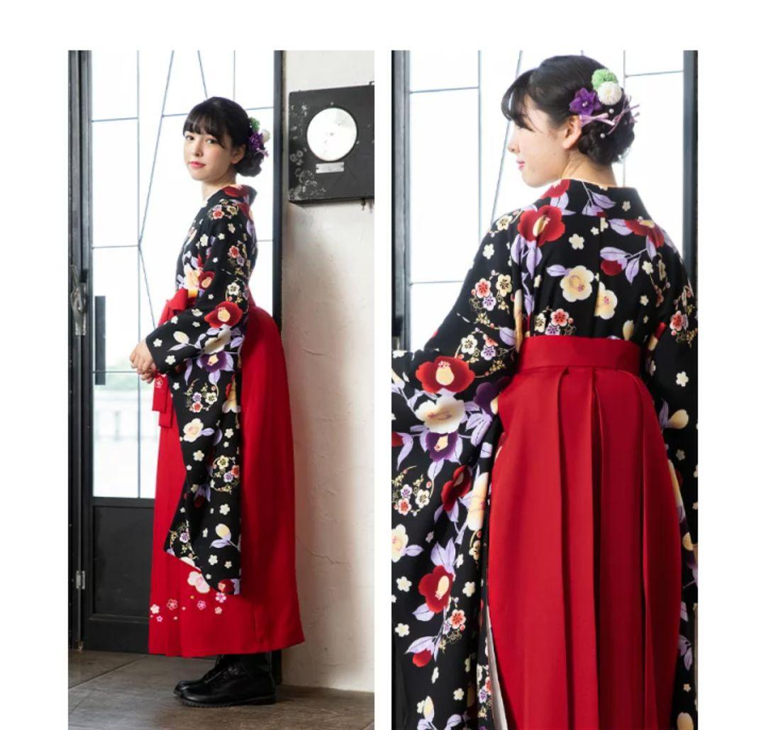 arisana アリサナ 袴６点セット 160cm 小学生 卒業式用 髪飾り２点
