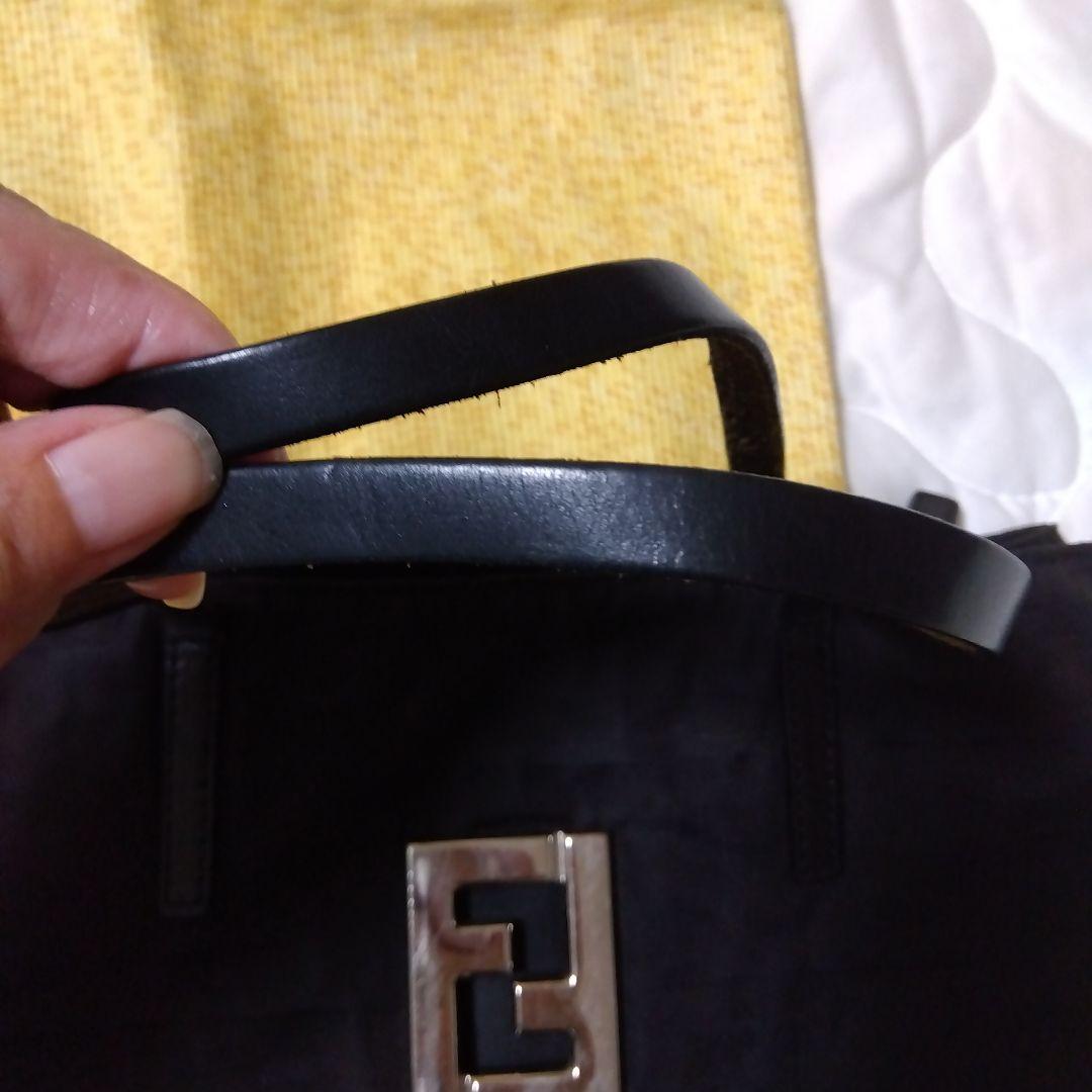 FENDI 黒 ナイロントートバッグ