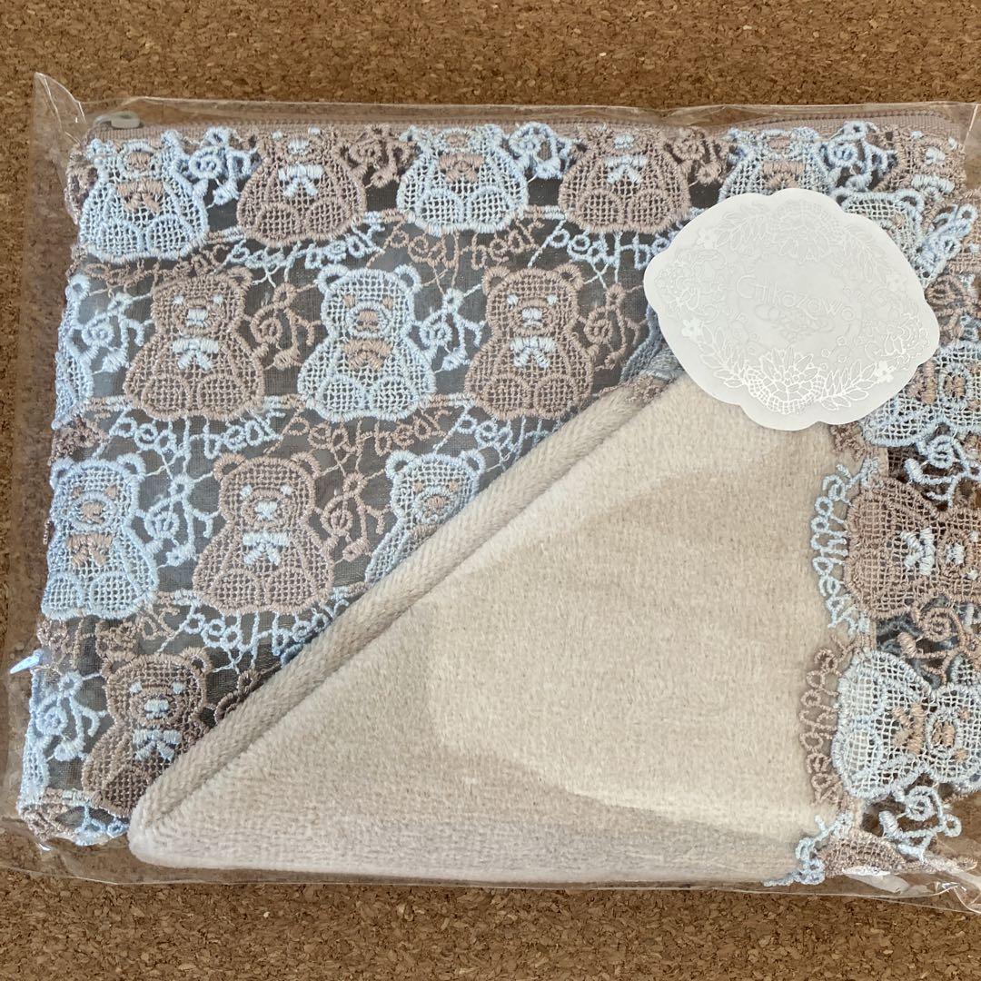 新品未使用 近沢レース キャンバス くま ポーチ ハンカチ セット 3 - メルカリ