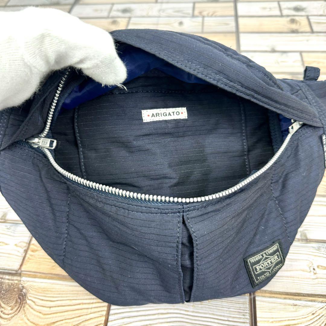 PORTER×BLUE BLUEインディゴリップストップ 2WAYボストンバッグ