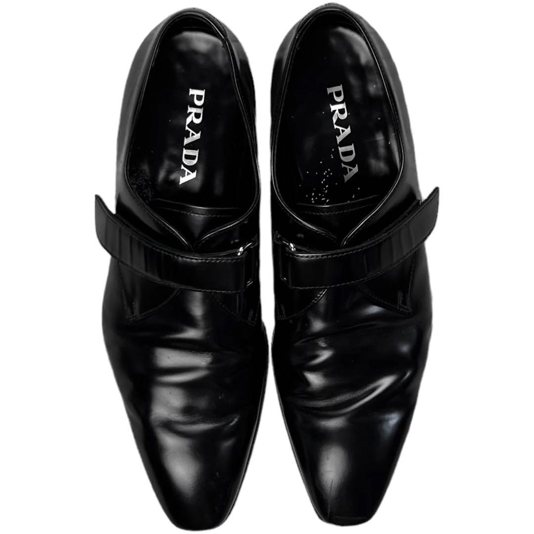 靴 PRADA Velcro Monk Strap Derbies