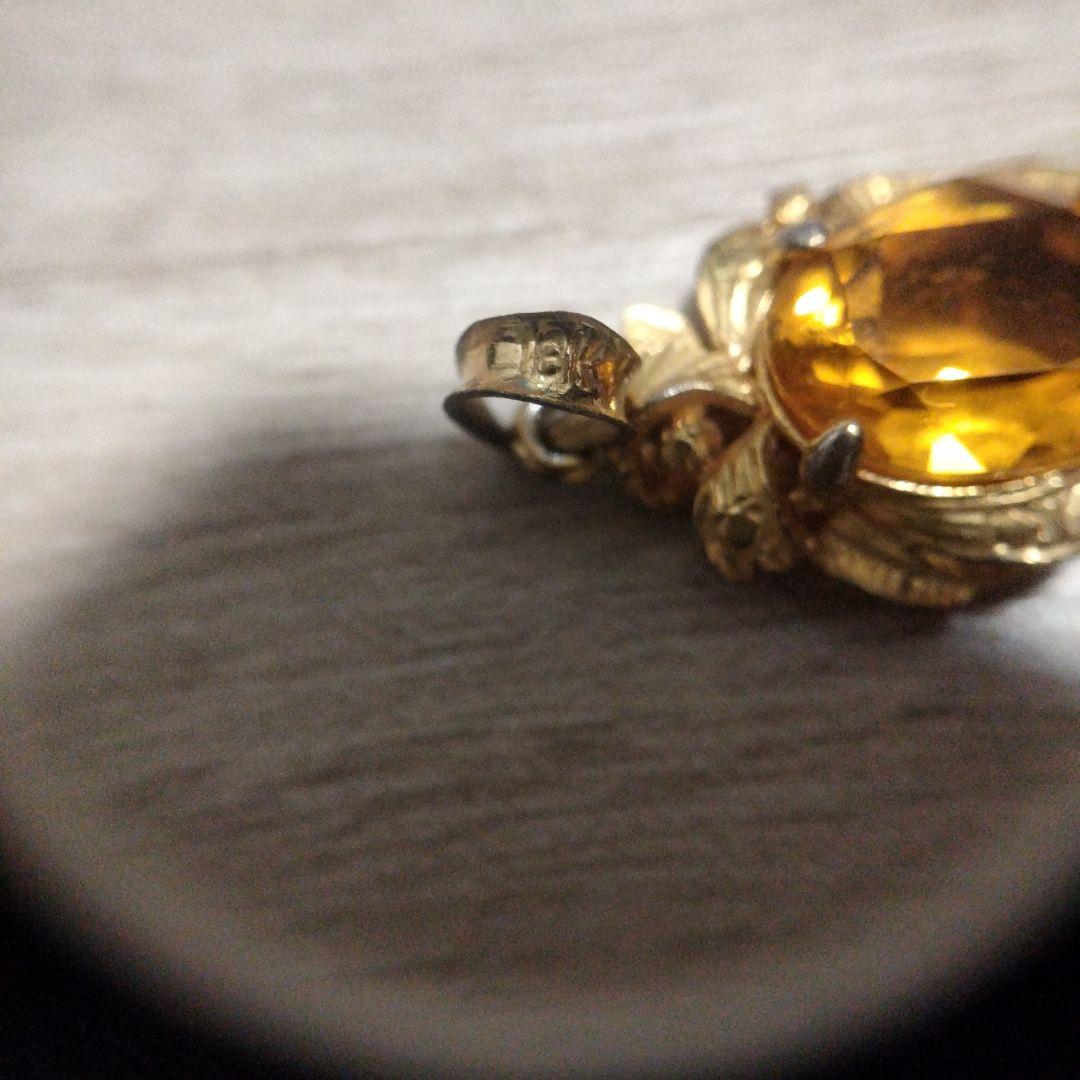 18K トパーズ ペンダント