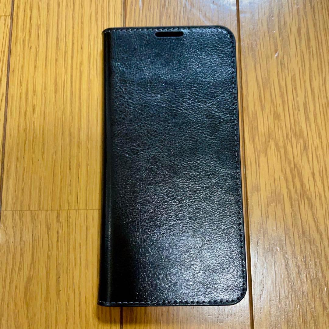 Huawei P40 lite E ケース ブラック 手帳型 黒