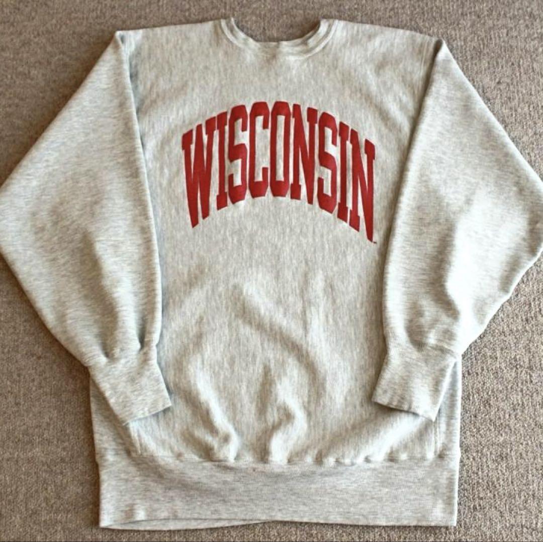 90s　リバースウィーブ　XXL　チャンピオン　ヴィンテージ　WISCONSIN