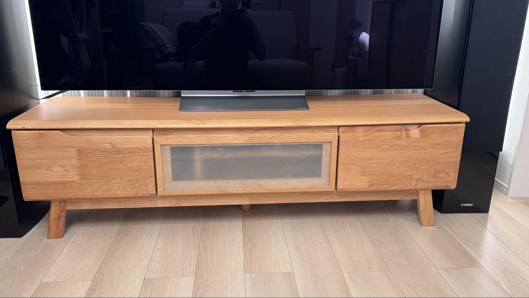 テレビ台 ニトリ ローボードNアルナス150 LBR - メルカリ