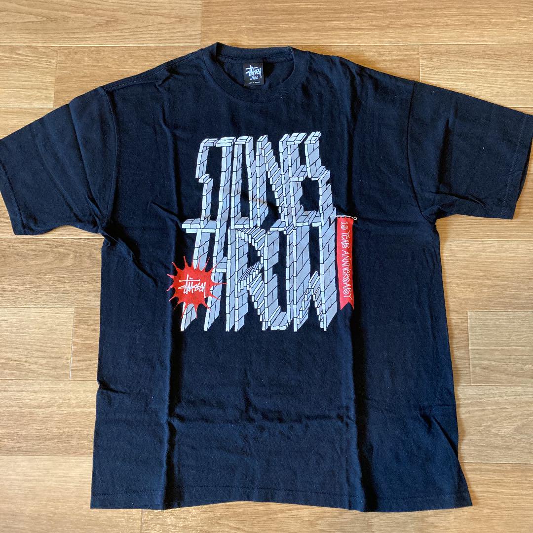 人気 Stones Throw x Stussy Tシャツ (黒/Lサイズ) 人気 Stones Throw x Stussy Tシャツ (黒/Lサイズ)
