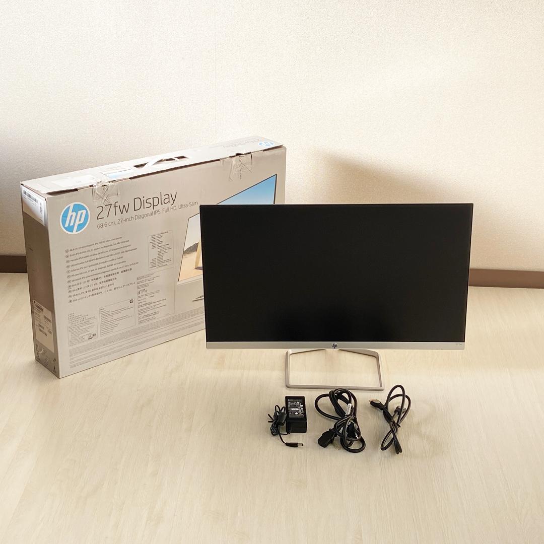 HP 27fw Display 27インチ モニター 本体 2020年製 - メルカリ