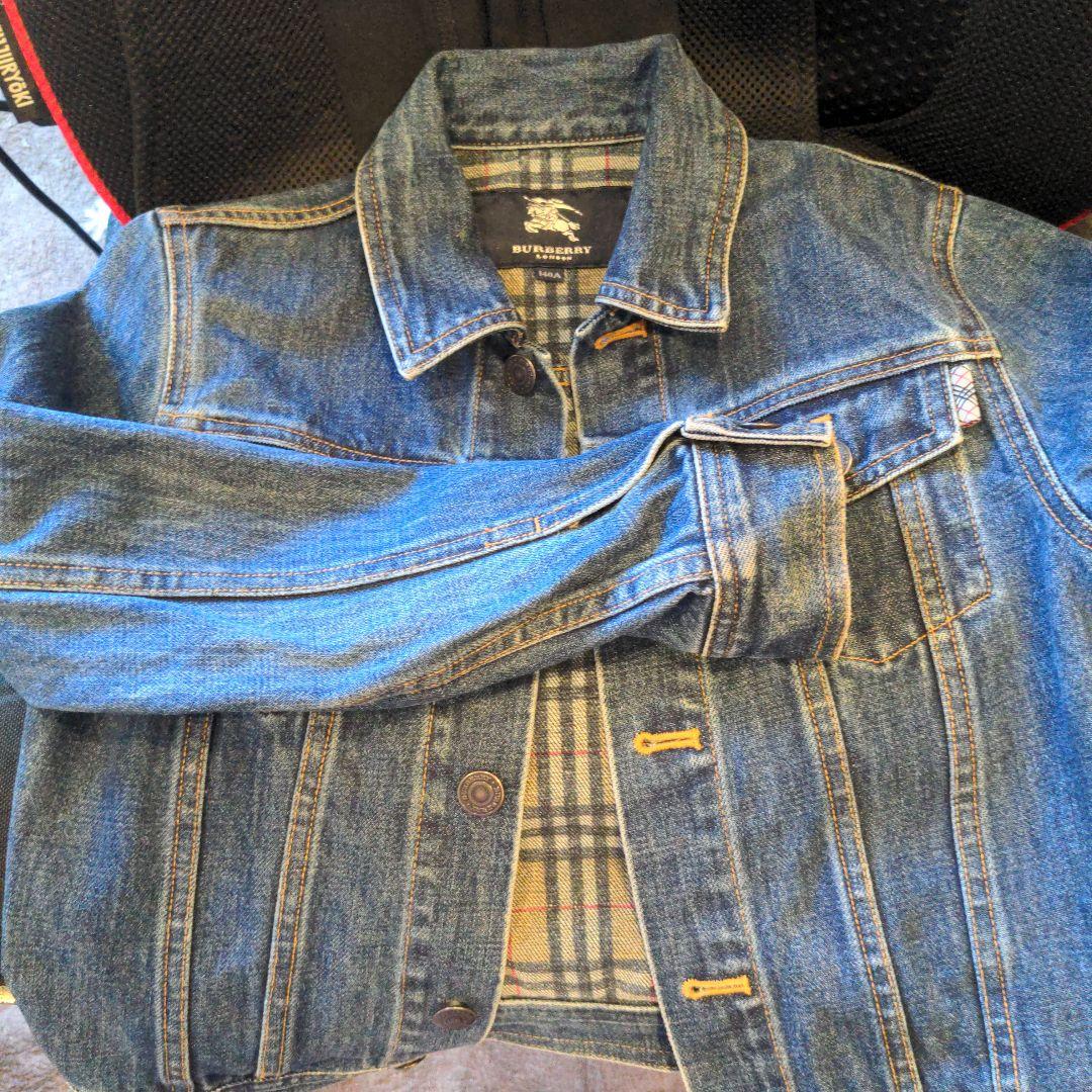 ジャケット/上着 バーバリー140cmデニムジャケット 日本大人気