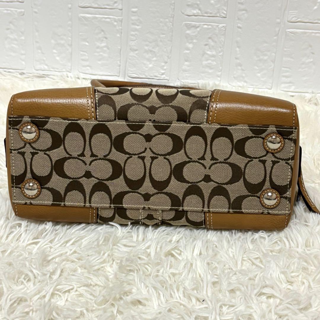 良品✨ コーチ トートバッグ ターンロック 肩掛け 11592