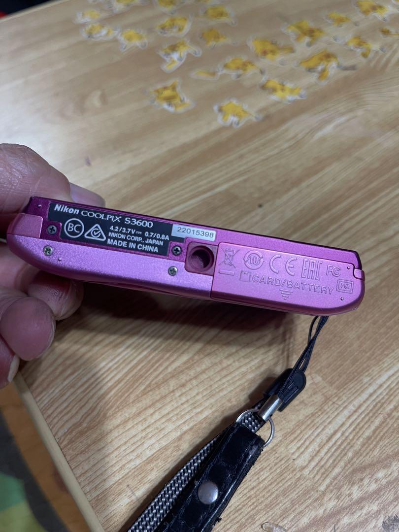 Nikon Coolpix S3600ピンク デジタルカメラ