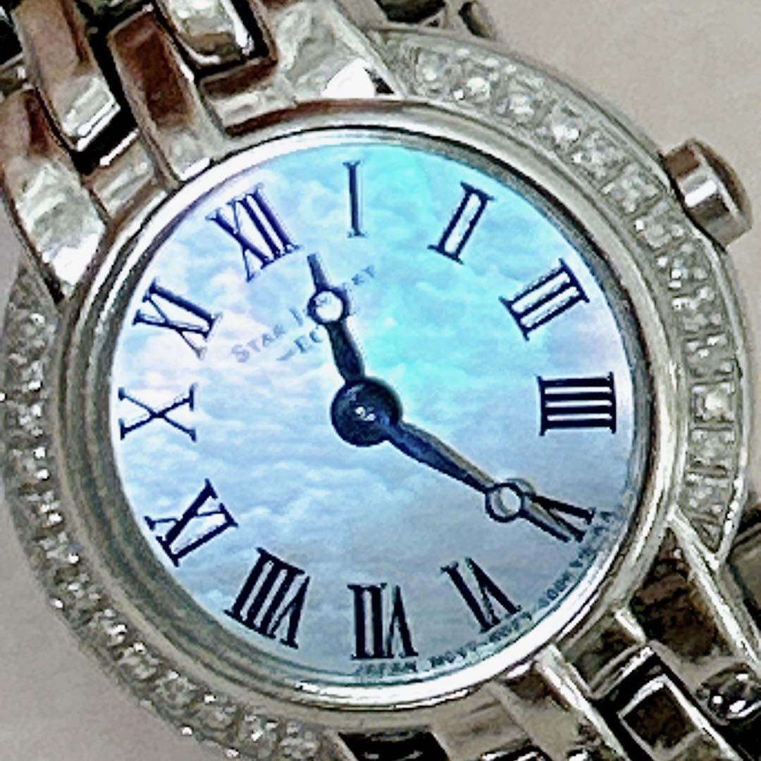 【STAR JEWELRY】ソーラー 腕時計・.。*・.。*