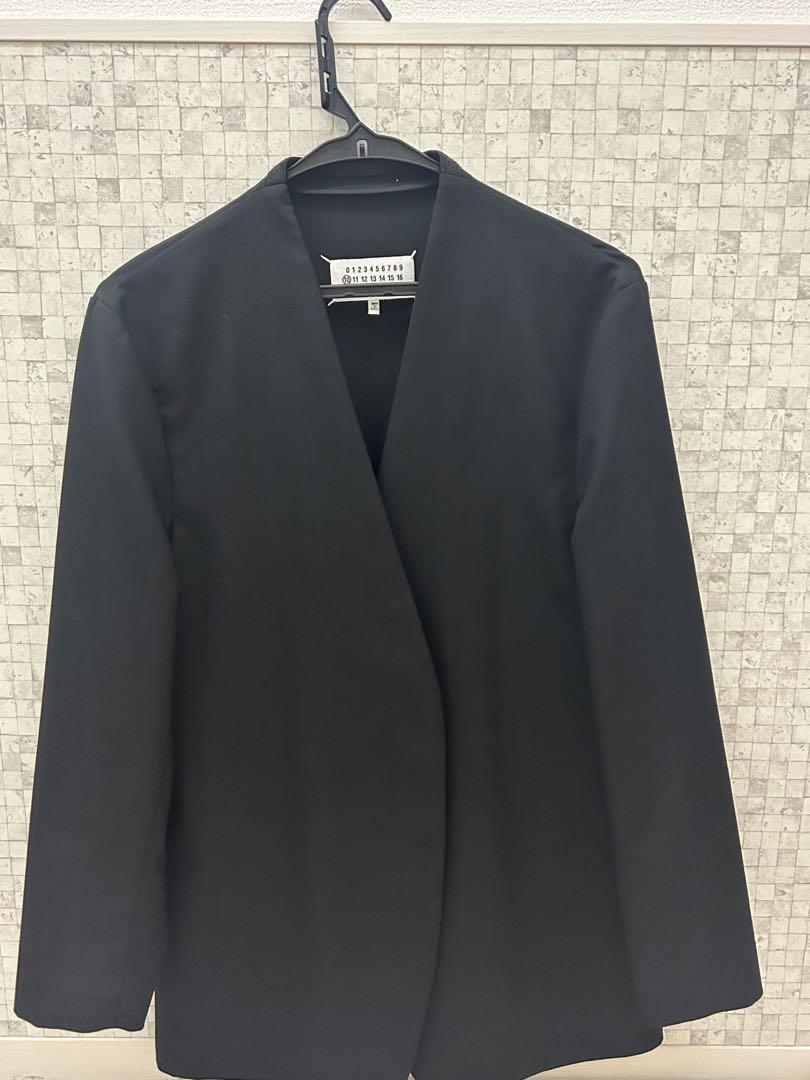 正規品】 新品 Maison Maison Margiela ノーカラージャケット メゾン