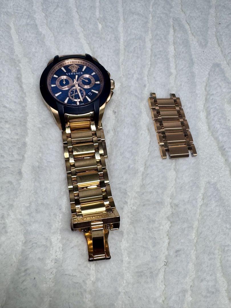 VERSACE ゴールド ブラック クロノグラフ Versace Chrono Master Watch Black,Gold | VERSACE US