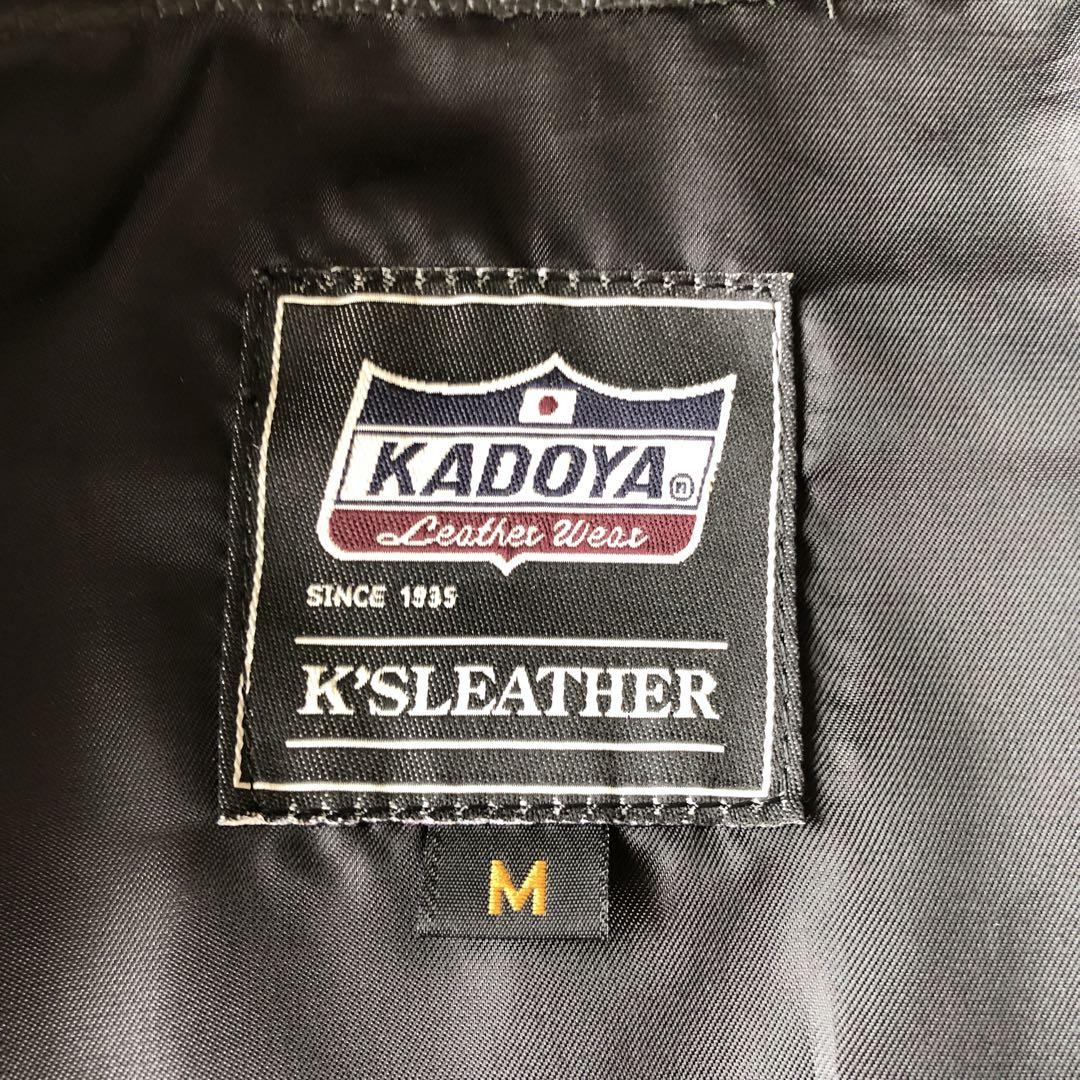 【値下げ中】KADOYA シングルライダースジャケット M