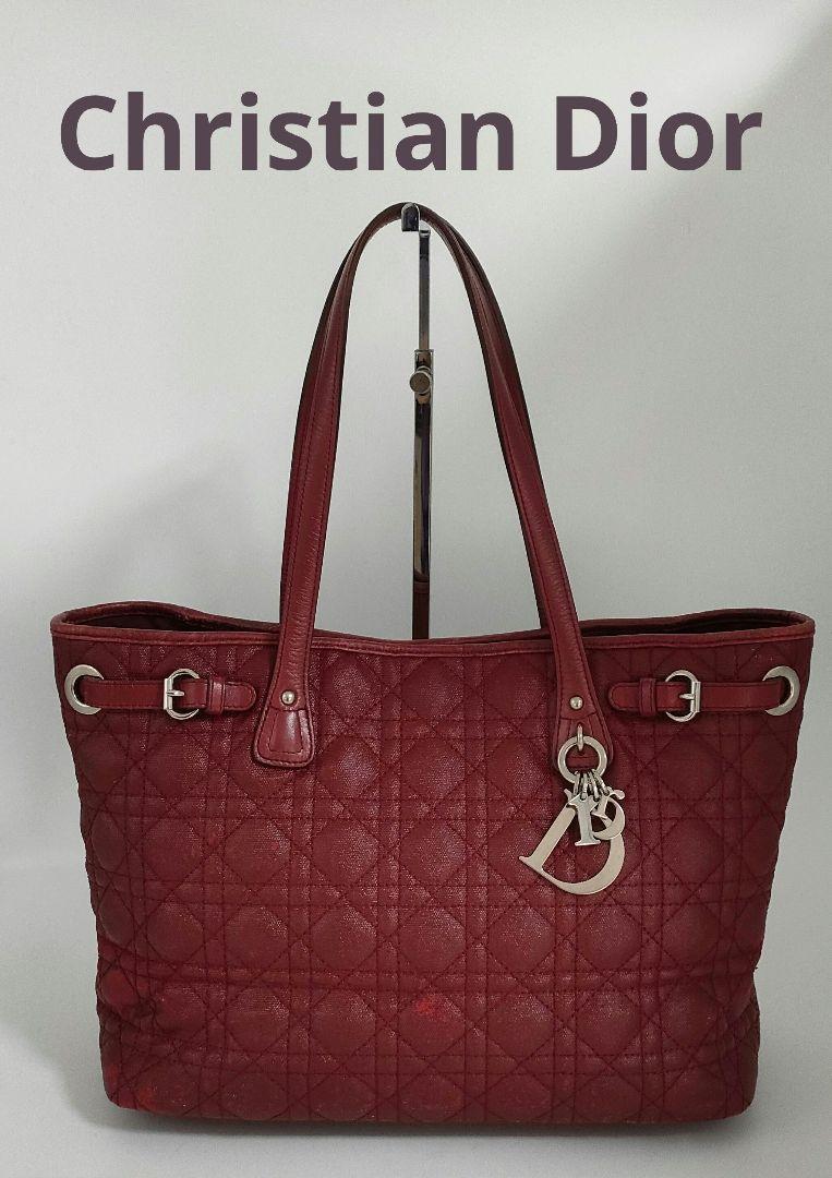 ALW02 クリスチャンディオール カナージュ トートバッグ パナレア Dior