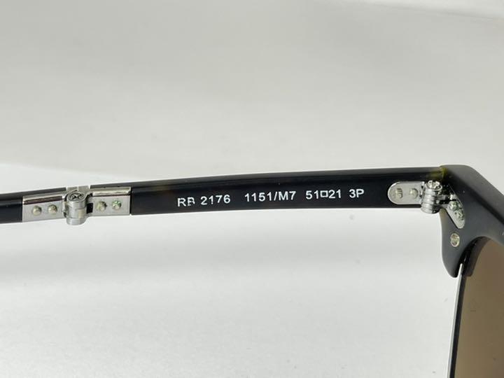 未使用 正規品 Ray Ban ウェリントン ダークブラウン サングラスJ892
