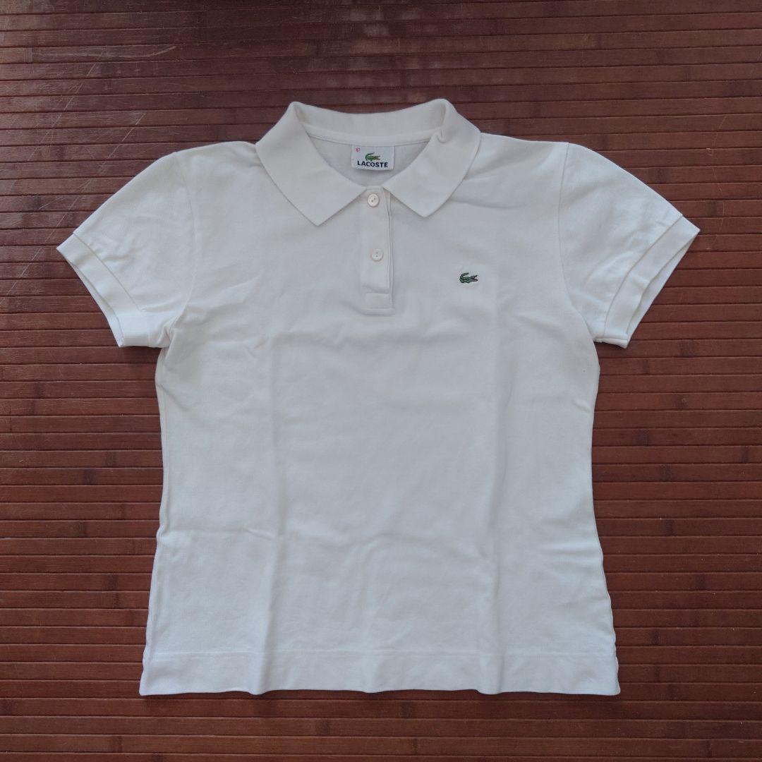 LACOSTE ホワイト ポロシャツ ラコステ LACOSTE 『Lacoste x Netflix』 レディースポロシャツ