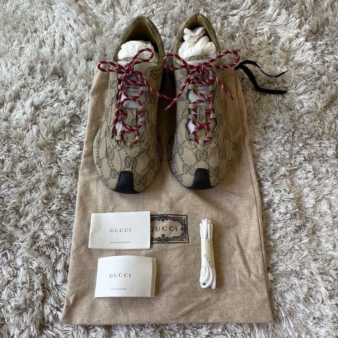 新品 GUCCI グッチ GUCCI RUN GG柄 スニーカー 26cm