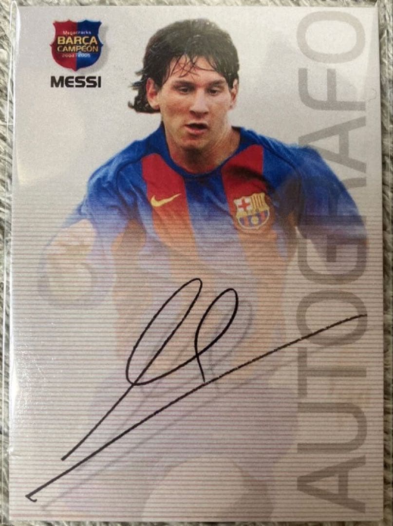 パニーニ2004 MEGA CRACKS メッシプリントサインルーキーカードRP目立った傷や汚れなし