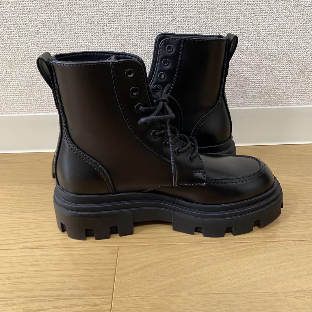 ザラ ZARA チャンキートラックソール チェルシーブーツ メンズ