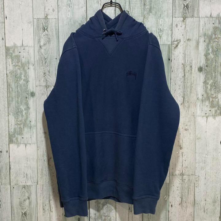 新品国産 人気 ワンポイン刺繍ロゴ スウェットパーカー M Nklyt-m50630649048 stussy ステューシー 格安豊富な