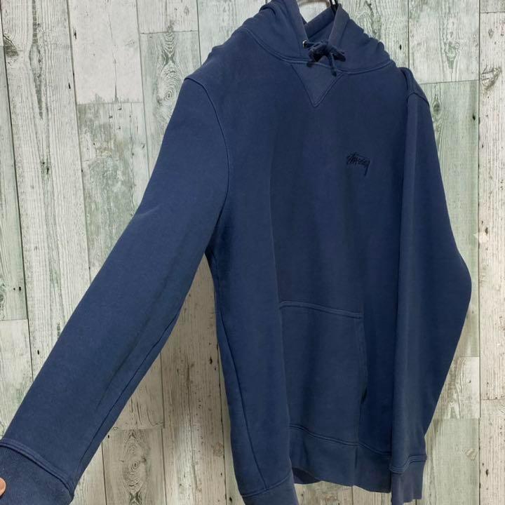 新品国産 人気 ワンポイン刺繍ロゴ スウェットパーカー M Nklyt-m50630649048 stussy ステューシー 格安豊富な