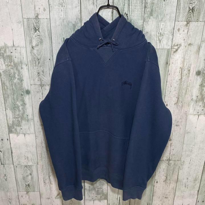 新品国産 人気 ワンポイン刺繍ロゴ スウェットパーカー M Nklyt-m50630649048 stussy ステューシー 格安豊富な