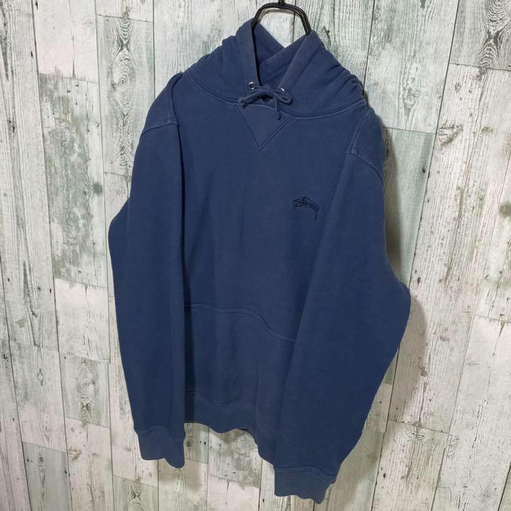 新品国産 人気 ワンポイン刺繍ロゴ スウェットパーカー M Nklyt-m50630649048 stussy ステューシー 格安豊富な