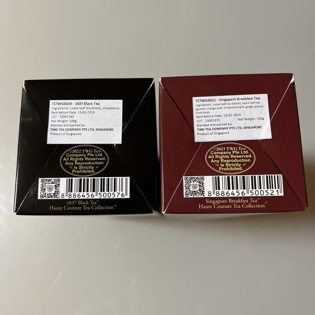 TWG 茶葉　2缶