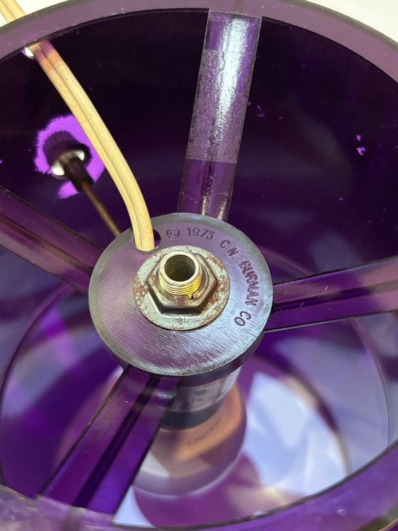 70s BURMAN ライト スペースエイジ ミッドセンチュリー ビンテージ照明