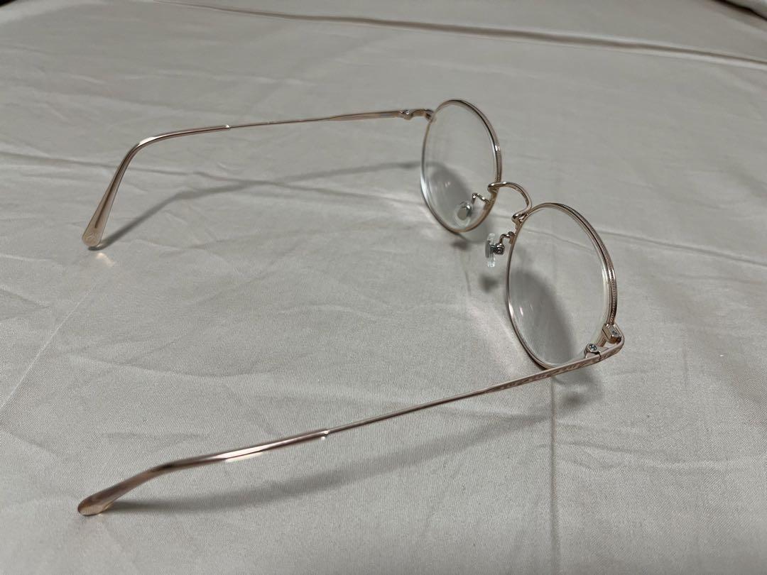 JINS メガネ Morden Rim Metal サーモンピンク