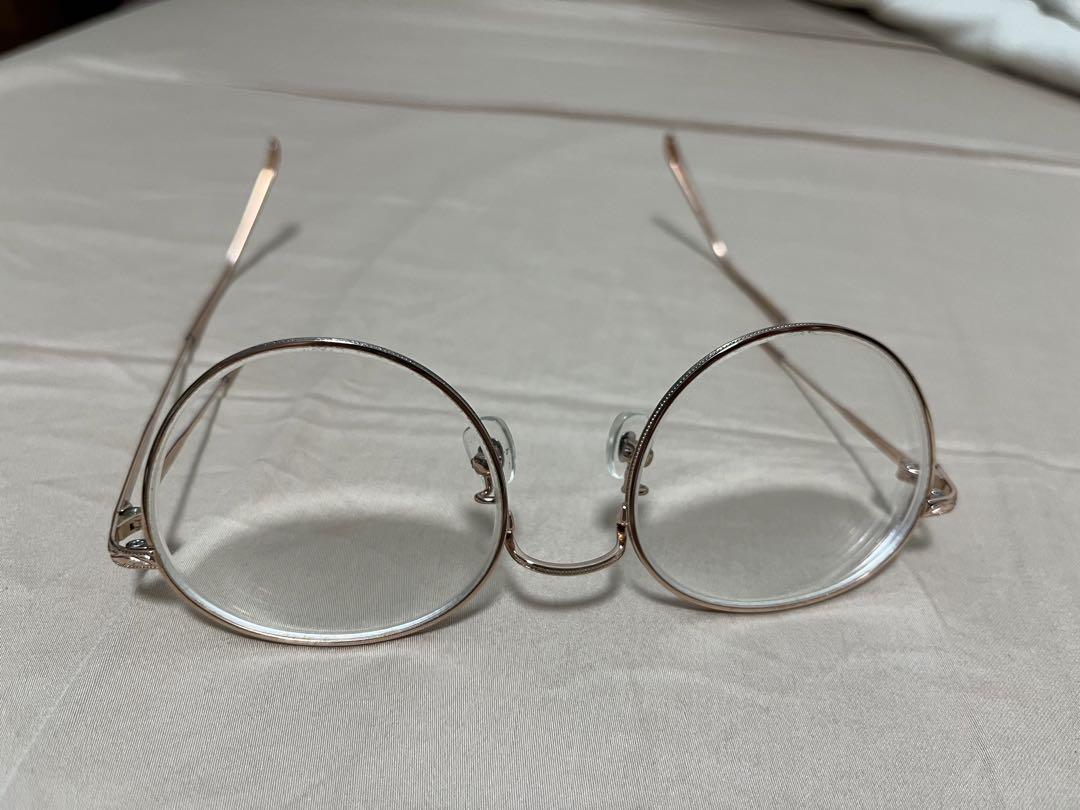 JINS メガネ Morden Rim Metal サーモンピンク