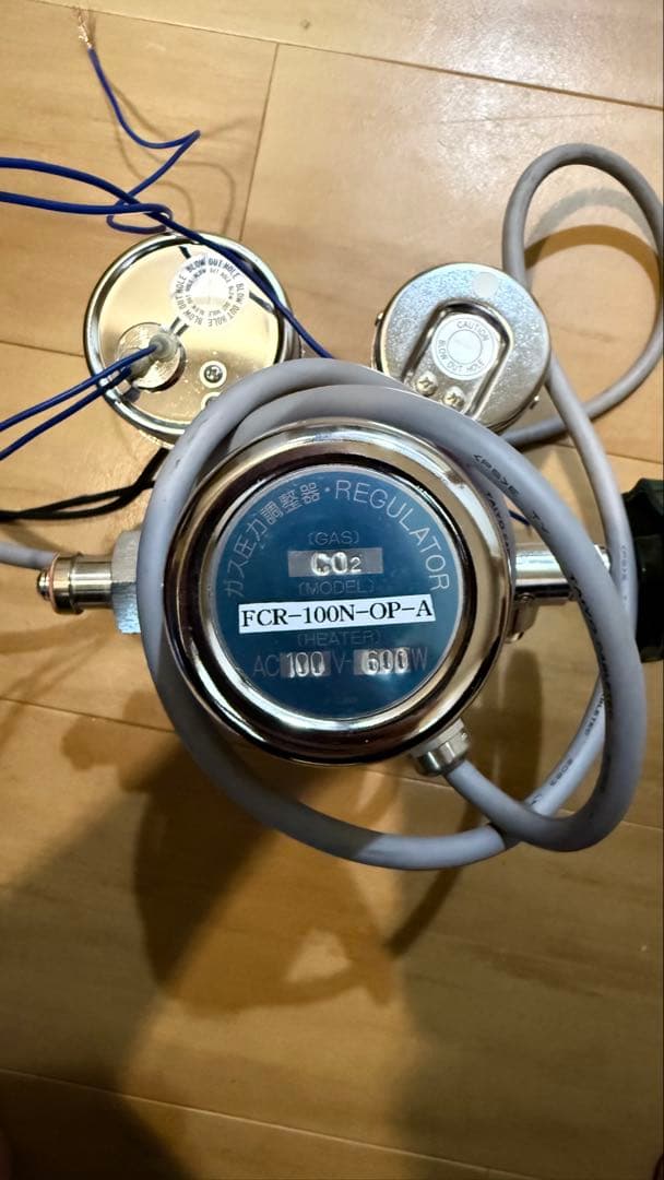 YUTAKA/炭酸ガス圧力調整器/FCR-100N-OP-A/長期保管品