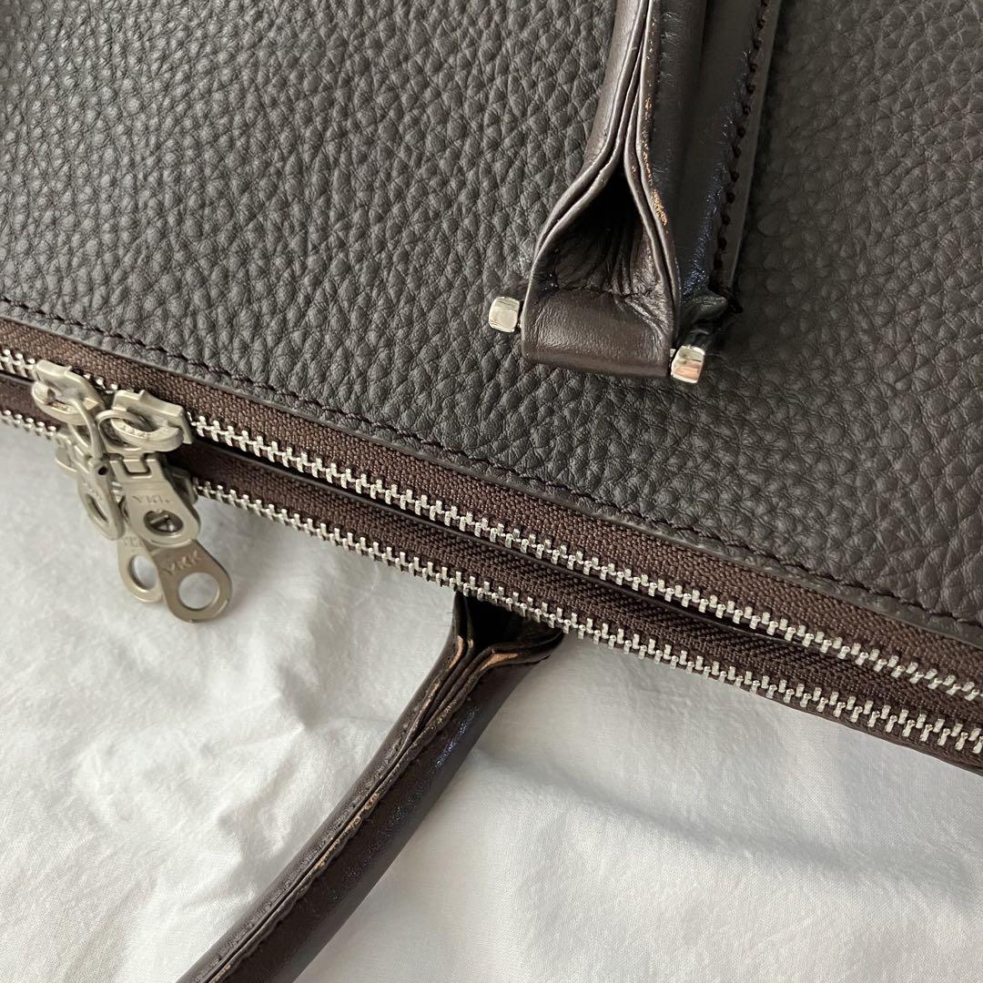 JOYA W-ZIP シュリンクレザー 2WAY ブリーフケース J4301