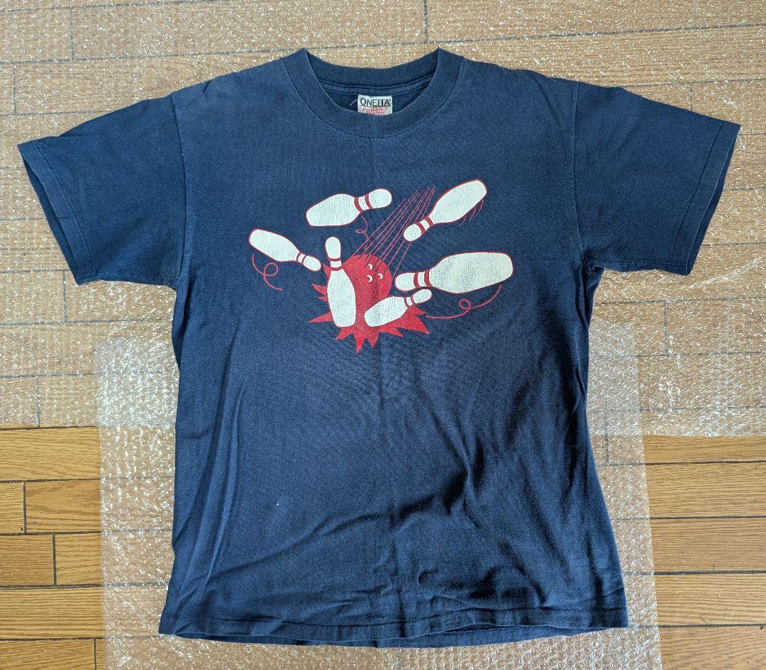 ボウリングTシャツ M　両面　本物超レアT　コレクションアイテム