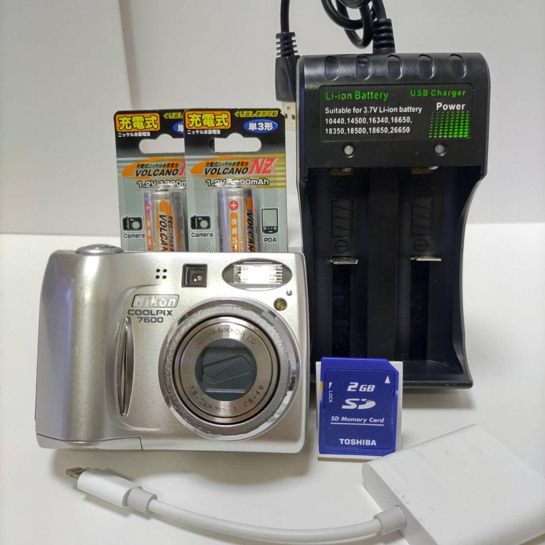 動作確認済み ニコン COOLPIX 7600 オールドコンデジ デジカメ 動作確認済み ニコン COOLPIX 7600 オールドコンデジ デジカメ