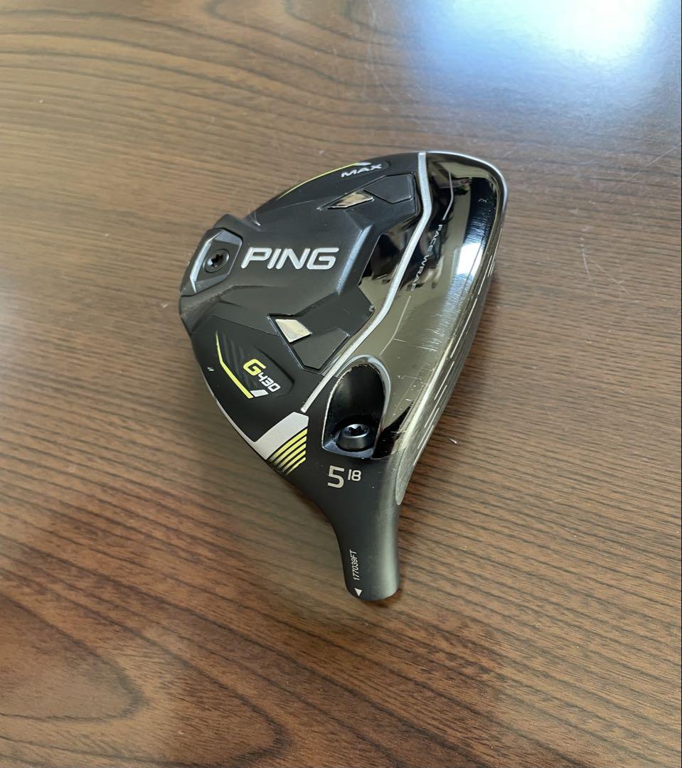 ピン　PING G430 5W 18° フェアウェイウッド　ヘッド