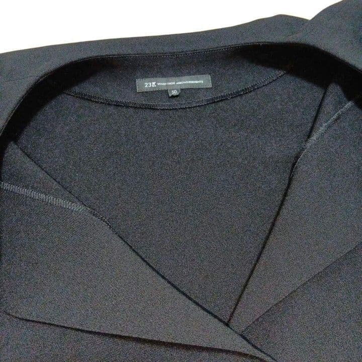 【23区】ワンピース ブラック 洗える 50 19号 大きいサイズ フォーマル 【23区】ワンピース ブラック 洗える 50 19号 大きいサイズ フォーマル