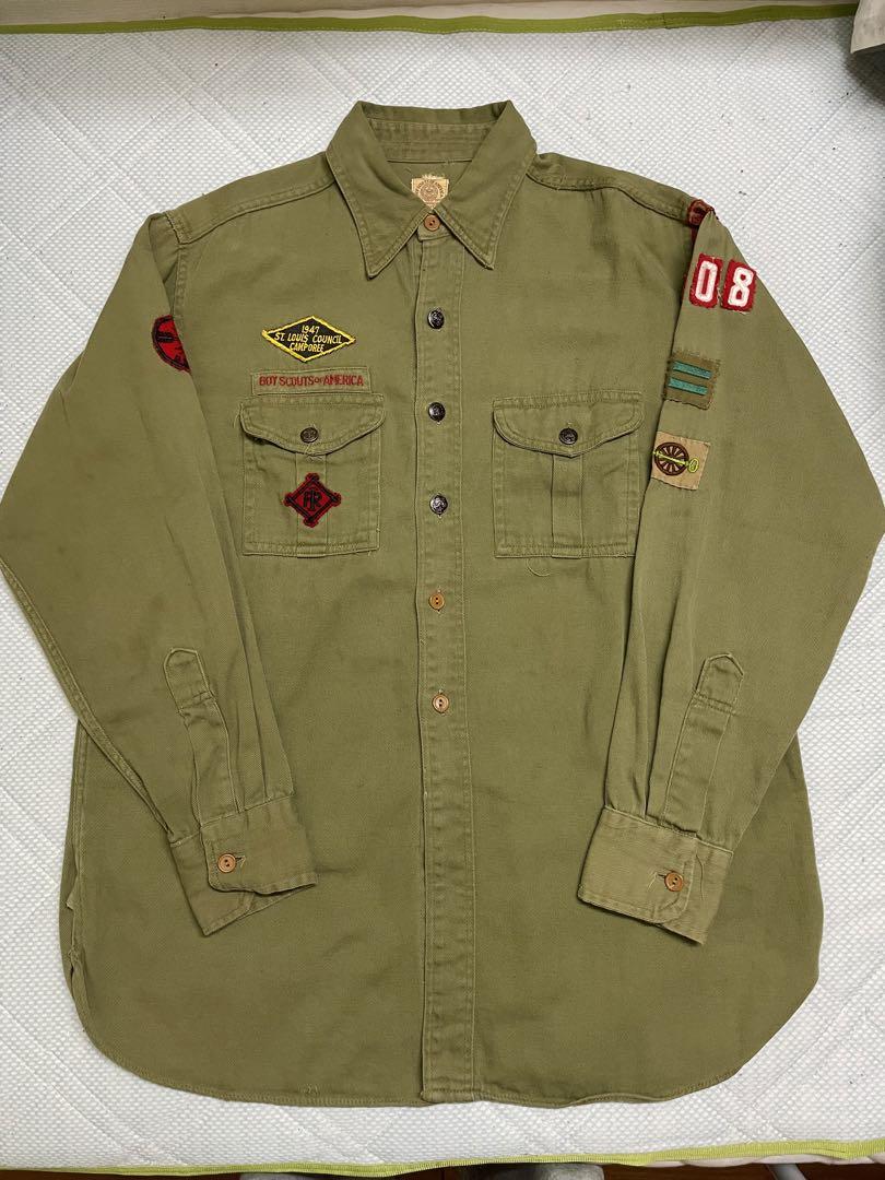 boy scouts of America  40s マチ付き　チェンジボタン