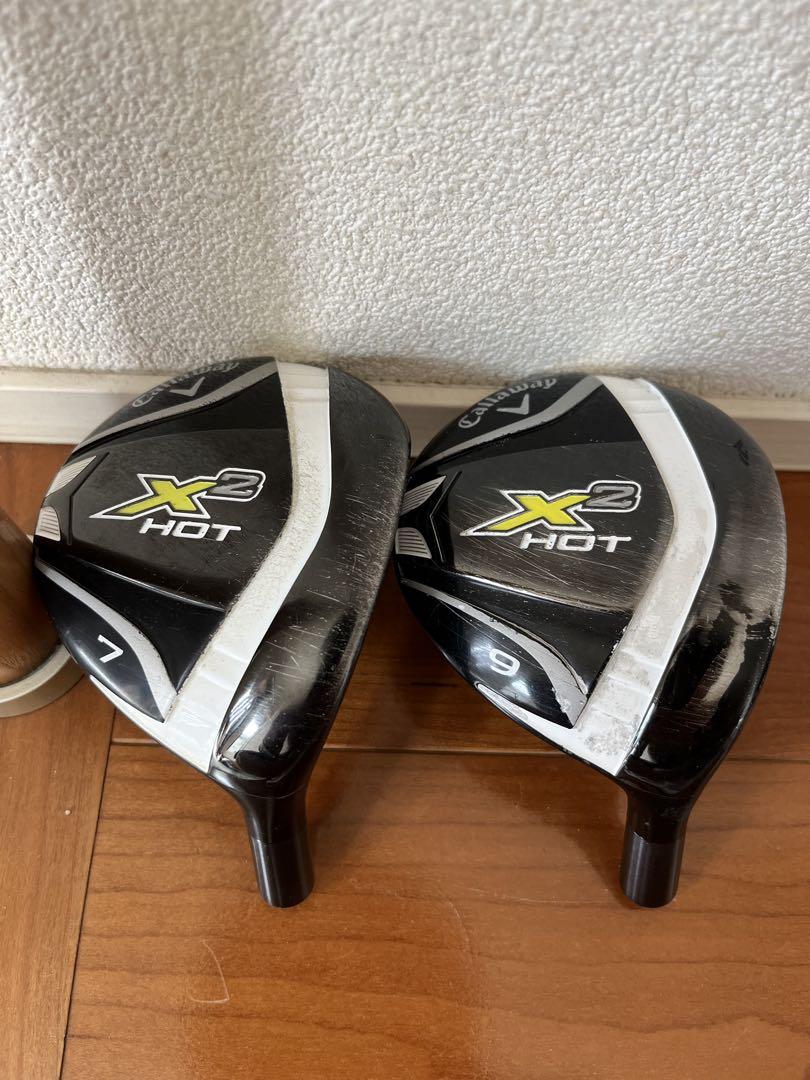 X2 HOT フェアウェイウッド 7W 9Wヘッドのみ