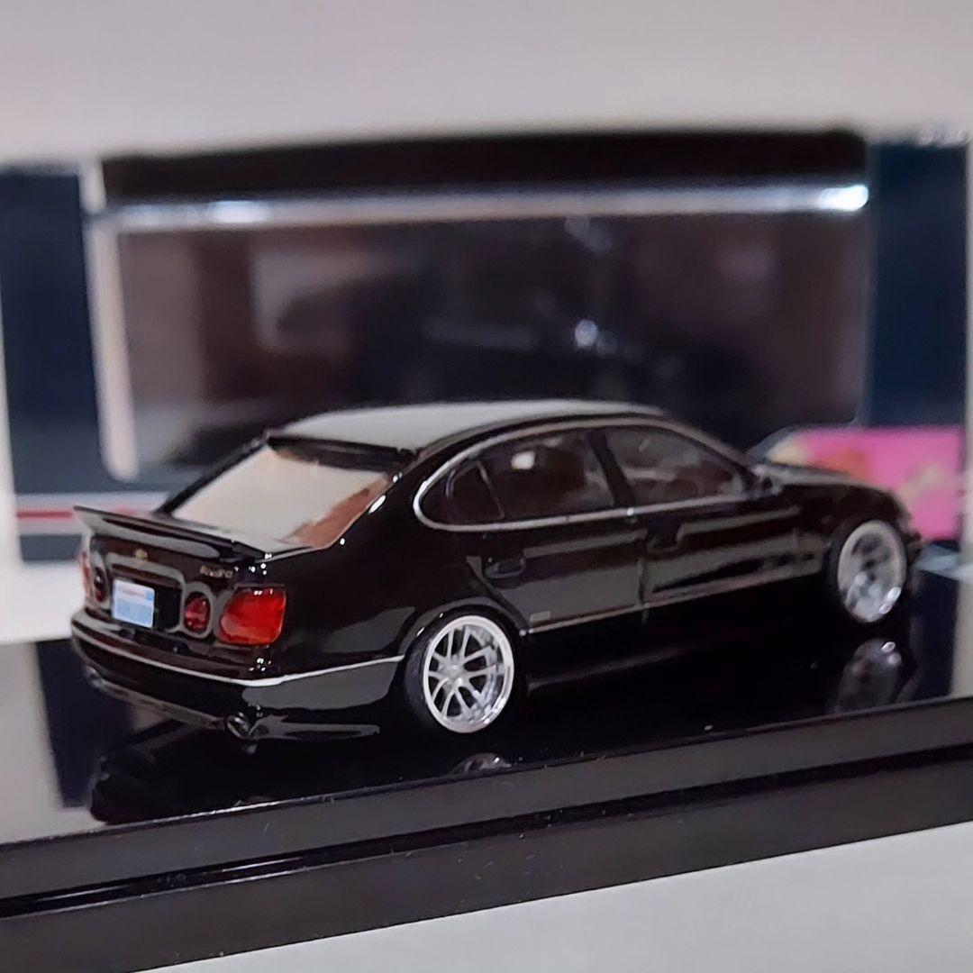 在庫処分 激安 1/64 精密 スタンス キャンバー アリスト トヨタ フルエアロ ミニカー
