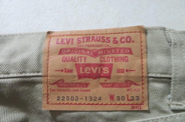 日本製　リーバイス Levi's　22502-1324　チノパン　ベージュ